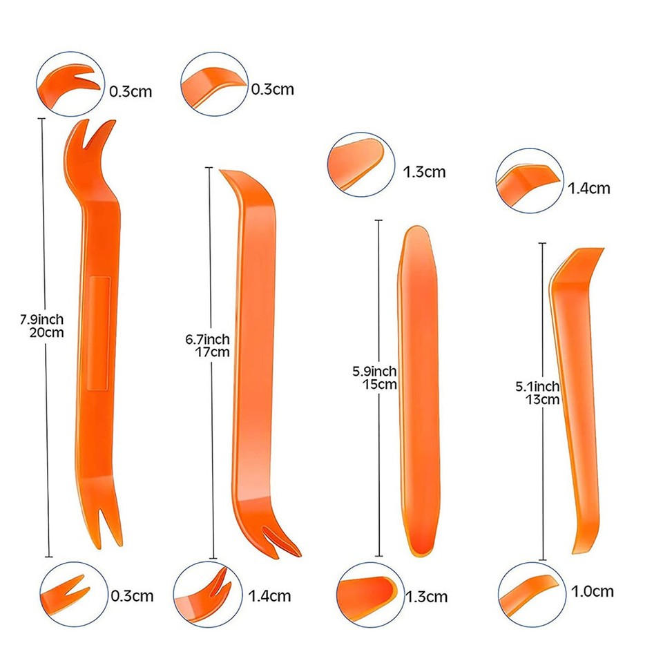 Trim Tool 4PCS Removal Set Dashboard Door Panel Plastic Car Audio Dash