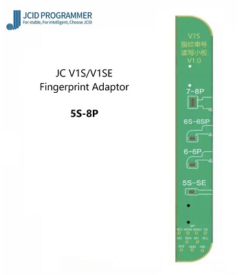 JC ID V1SE Fingerabdruck Leiterplatte Platine Adapter für iPhone 5s 6 7 8