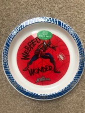 Fabrycznie nowy plastikowy talerz Spider man
