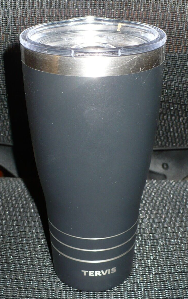 Tervis Stainless Steel Tumbler, Onyx Shadow 30 oz 8 Hours Hot 24
