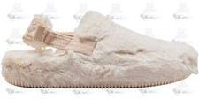 Wmns Nike Calm Furry SE Mule Beige FZ3119-100 Slide Sandal Slippers