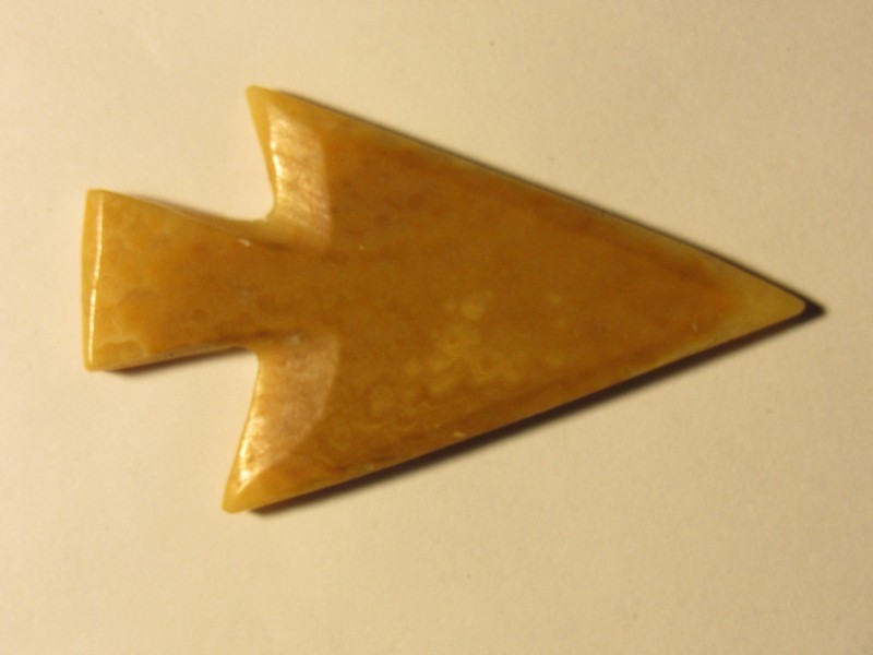 Polished Arrowhead Shaped Rock Stone 