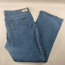 Levi's Demi Curve Boot Blue Denim Jeans Womens Size 22W