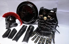 Medieval Epic 300 Replica Prop Spartan King Helmet With Muscle Armor Shield Gift