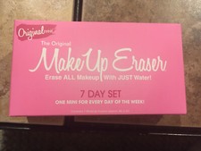 The Original PINK MakeUp Eraser 7 DAY SET Minis NEW BOXED AUTHENTIC