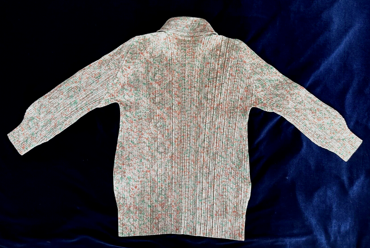 Pleats Please Issey Miyake Multicolor Fluffy Jacket 2 Pockets JP3