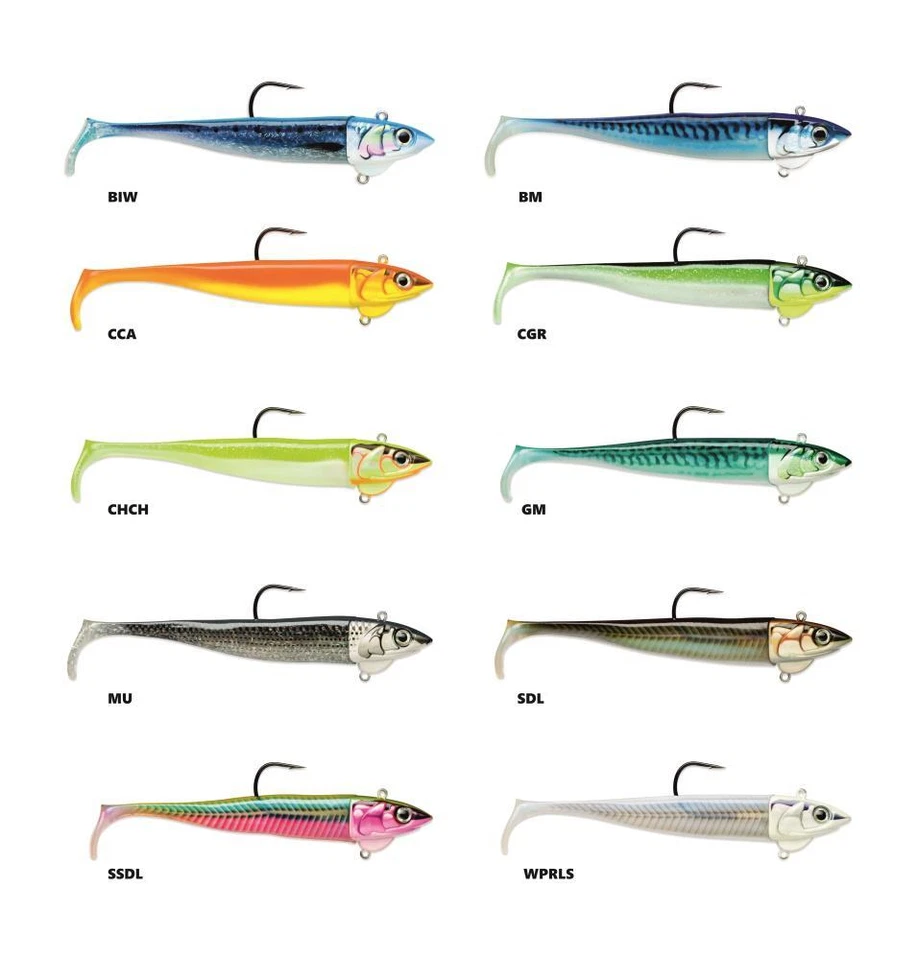 STORM 360GT Biscay Minnow Shad 9cm-18cm Gummifisch Jig Jigköder Jig 15g - 127g - Bild 2 von 2