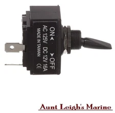SeaChoice 2 Position Toggle Switch OFF MOMENTARY ON Boat Starter Horn Choke