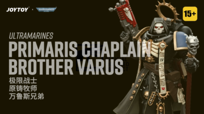 JOYTOY Warhammer Ultramarines Primaris Chaplain Brother Varus