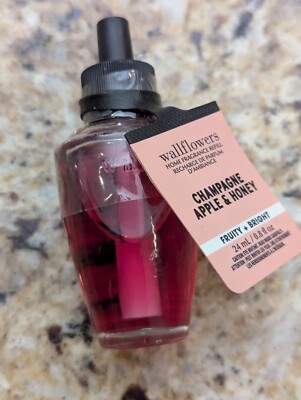 White Barn Wallflowers Fragrance Refill Wall Plug Champagne Apple Honey 0.8 oz