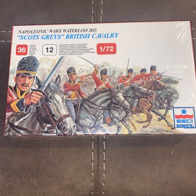 ESCI ERTL 1:72 Napoleon Scots Greys Cavalry Soldier Figure Kit Set #217 MIB