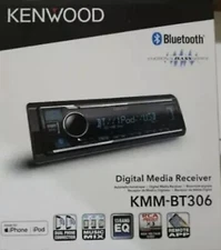 Kenwood KMM-BT306 Digital Media Receiver with Bluetooth Car Audio Stereo NO CD