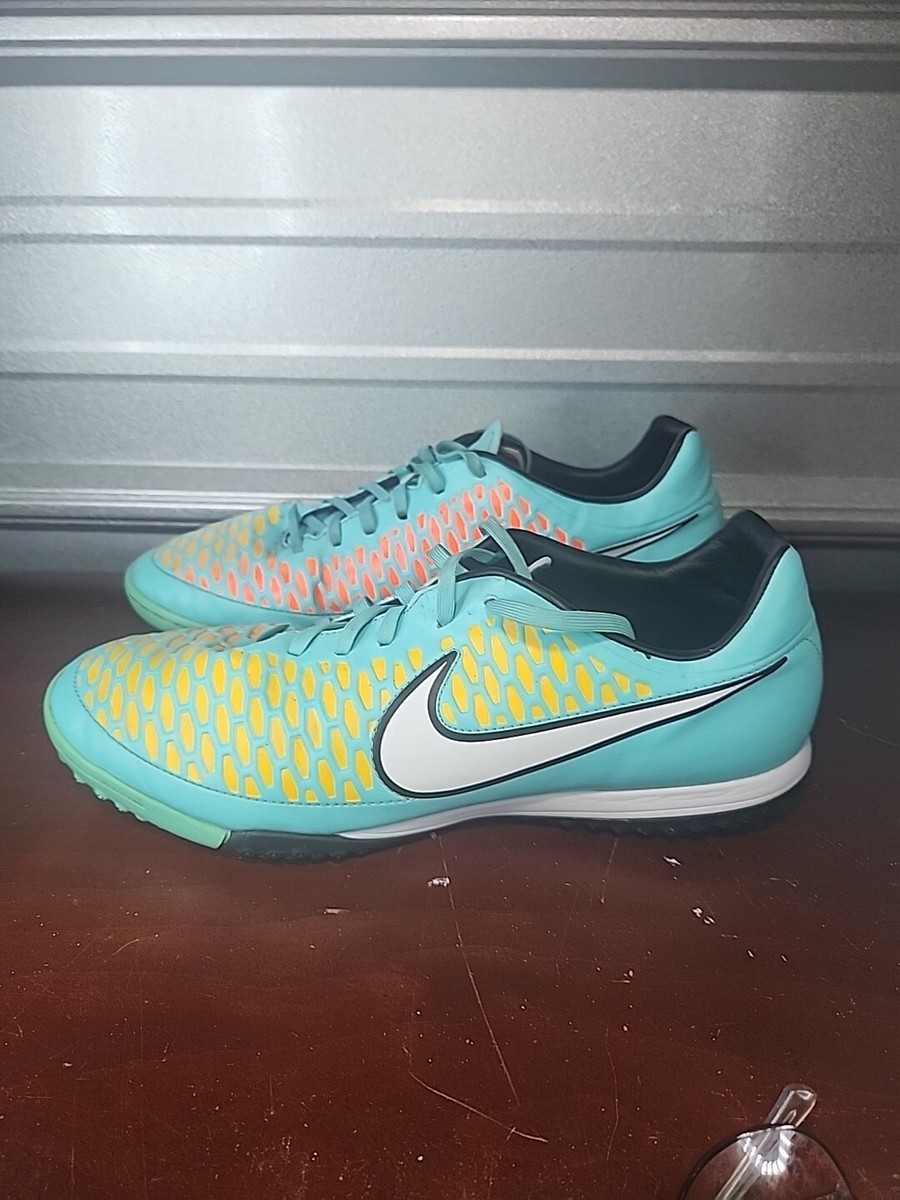 Rare Nike Magista Onda Turf 651550 318 Men Sz 12 EUC Blue Yellow