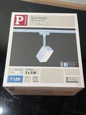 Paulmann 952.69 URail Schienenspot Pedal 5W Schwenkbar 2700K 230V Chrom matt