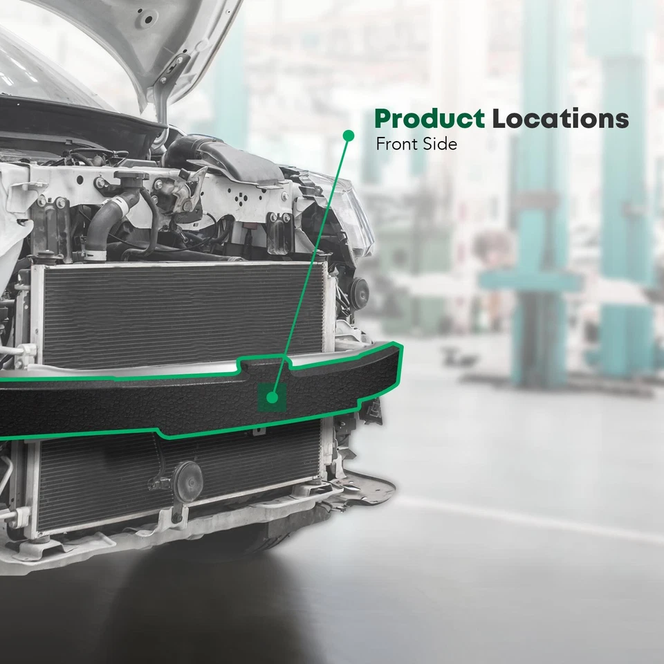 Amortiguador de energía del parachoques delantero para Acura TSX 2011 2012 2013 2014 sedán 71170TL2A50 Foto 3 de 4