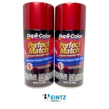 Duplicolor Bfm0344 Perfect Match Ford Toreador Red Metallic 8oz Code Fl 2 Pack