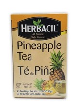 New Herbacil Pineapple, Piña Tea 25 bags FAS...