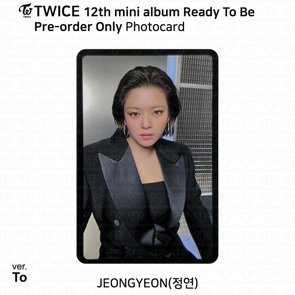 TWICE 12th Mini Album Ready To Be Photocard Message Card Postcard