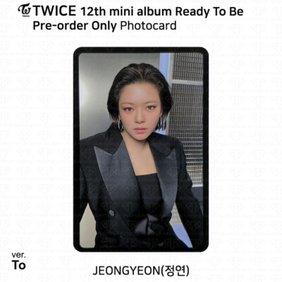 TWICE 12th Mini Album Ready To Be Photocard Message Card Postcard