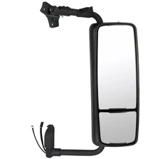 Mirror Complete Passenger Side Black 2004-2017 For  Volvo VNL
