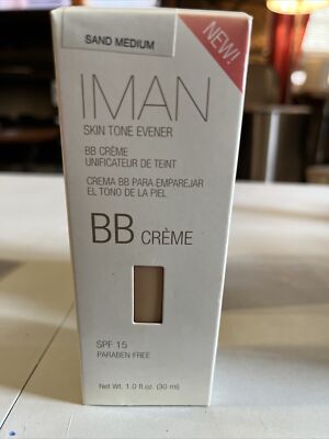 IMAN Sand Medium Skin Tone Evener BB Creme 1.0 fl oz.