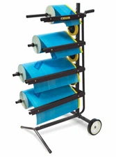 Eastwood Mobile Handy Masking Machine Station Tree Type 4Tier Holds 18/12" Rolls