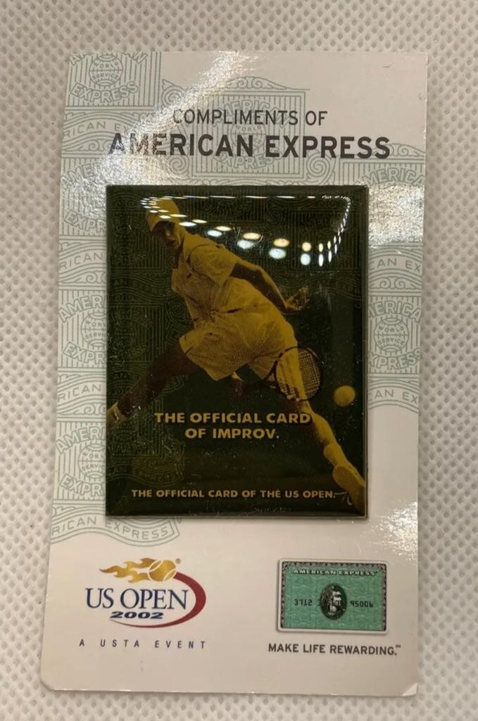 US OPEN Tennis BLAKE Metal PINS-American Express 9/3 2002 | eBay