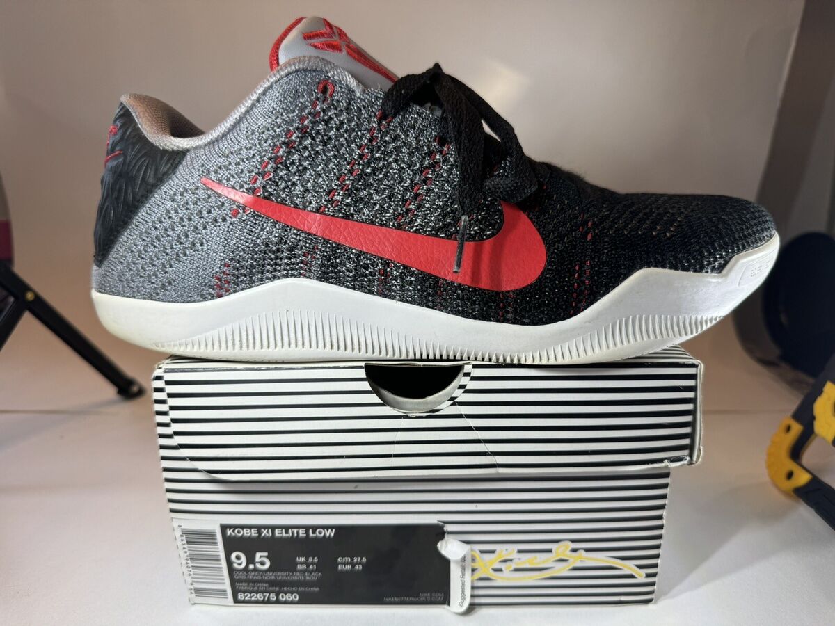 Nike Kobe XI 11 Elite Low Tinker Muse Red Sneakers 822675 Nike Kobe XI 11 Elite Low Tinker Muse Red Sneakers 822675