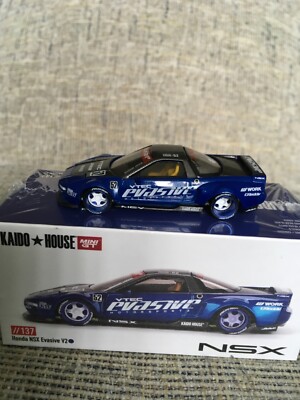 Kaido House x Mini GT Honda NSX Evasive V2 Blue KHMG137 1/64