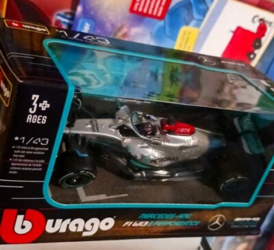 Burago F1 W13 AMG Petronas F1 Team, 1:43, Grey & Blue.