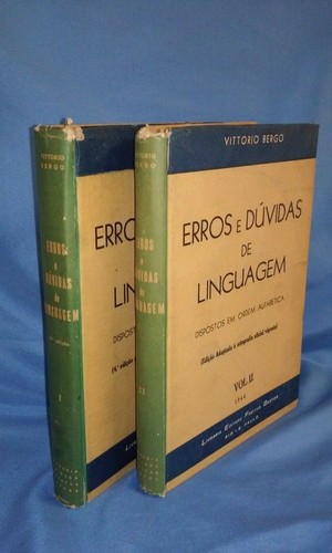 Erros e Duvidas de Linguagen Volumes I and II, 1944, Portuguese language, 200218 - Picture 3 of 3