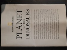 PLANET OF THE DINOSAURS POSTER National Geographic December 2007