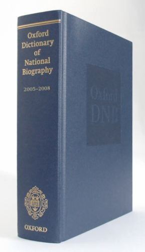 Oxford Dictionary of National Biography 2005-2008 (ODNB Print