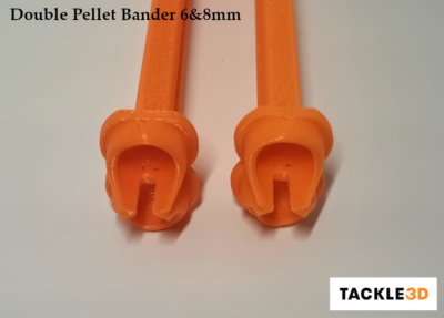 Speed Blaster Tackle3D Quick Bander Pellet Bander - 4mm & 6mm Pellet Speed Bander, 3 Pack Orange Fishing Speed Clips - Foto 4