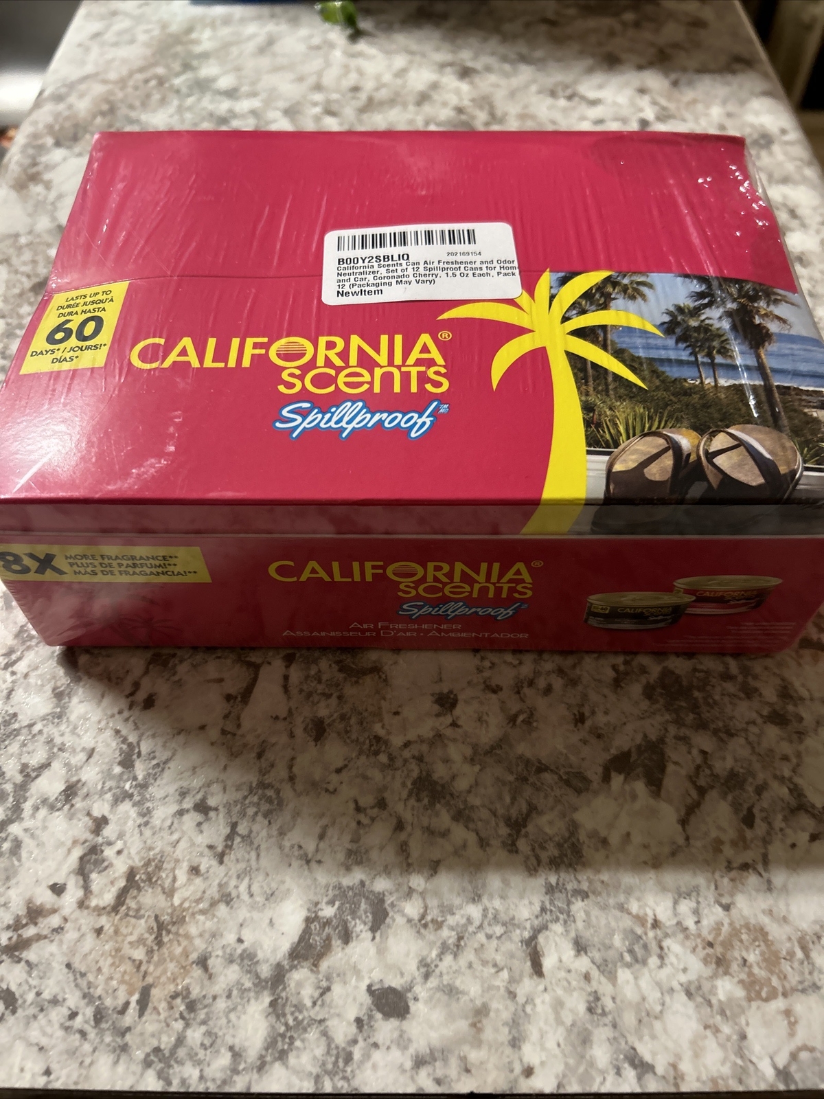 12 Pack California Scents Air Freshener Spillproof Coronado Cherry