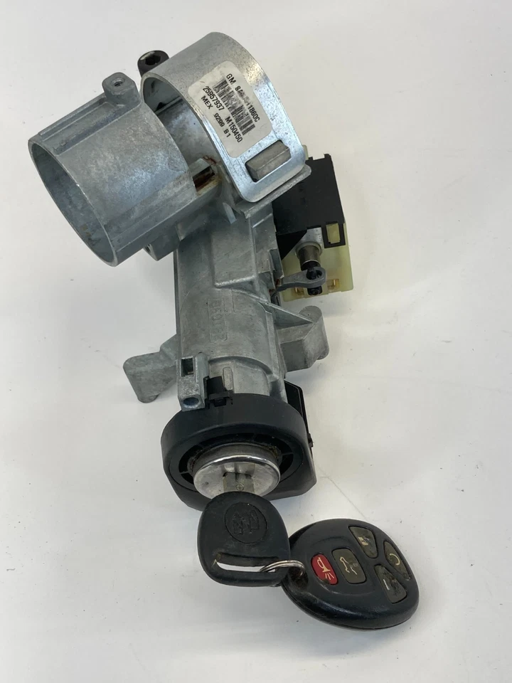 08-17 Buick Enclave 07-16 Acadia Ignition Switch Lock Cylinder & Key 25957937 - Image 3 of 4