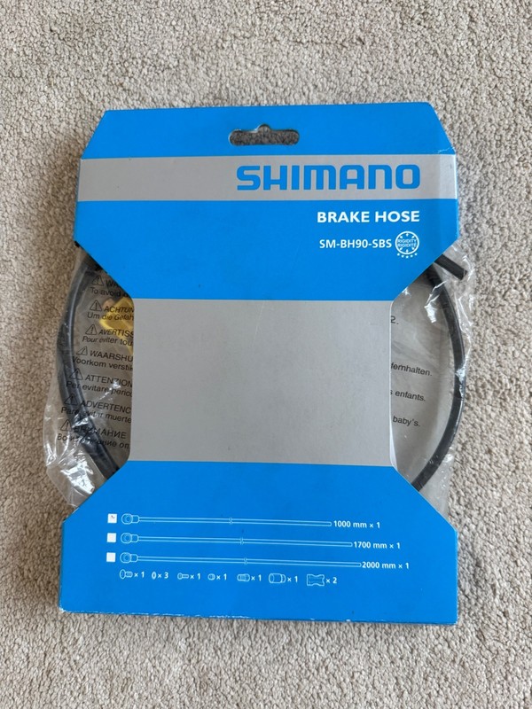 Shimano Zee M640 Brake Hose SM-BH90 Front 1000mm New. FAST DISPATCH