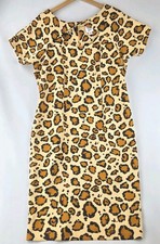 Dress Shop Disney Parks Animal Kingdom Leopard Print Dress Hidden Mickeys Sz XL
