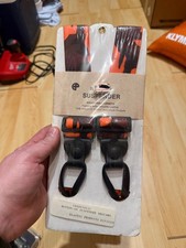 Suspension boutonnée longueur réglable chasseur orange camouflage