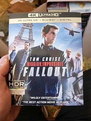 Mission: Impossible: Fallout 4K Ultra HD + Blu-ray, 3-Disc Set w Slipcover D02