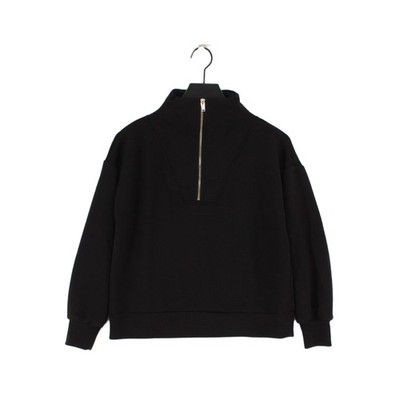 Elie Tahari Damen Pullover S schwarz Polyester mit Viskose, Elasthan Pulli