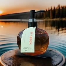   ASQUITH  SOMERSET   PUMPKIN   SCENTED HAND WASH IN  GLASS PUMPKIN   16.9 Oz