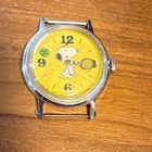 Vintage Timex Snoopy Tennis Ball Yellow Green MYSTERY Dial 31MM Watch Working