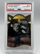 1997/98 SPX DUOVIEW #DV2 JAROMIR JAGR PSA AUTHENTIC PENGUINS 
