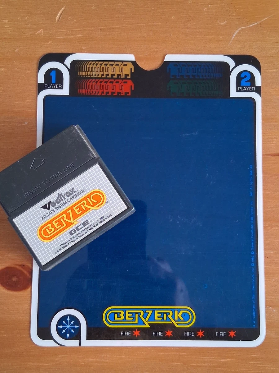Jeu MB Vectrex - Berzerk - Complet Et Fonctionnel - Bon état - Arcade Vintage