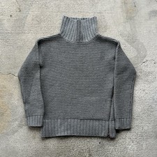 Lululemon Womens Merino Wool Blend Ribbed Crew Neck Sweater Sz 2