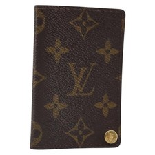LOUIS VUITTON Monogram Porto Cartes Crdit Pression Card Case M60937 Auth hk3429