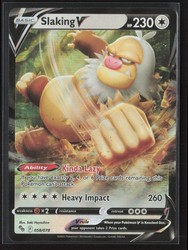 Slaking V 058/078 Pokémon GO Ultra Rare Holo