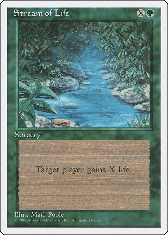 Stream of Life 156 C Fourth Edition Magic: The Gathering NM/M