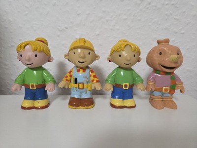 4 x Bob Der Baumeister Minifiguren Figuren Ca. 6 cm Wendy Knolle